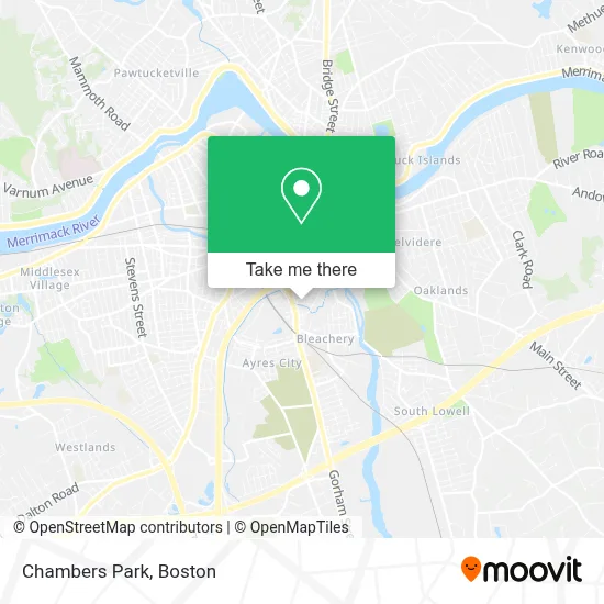 Chambers Park map