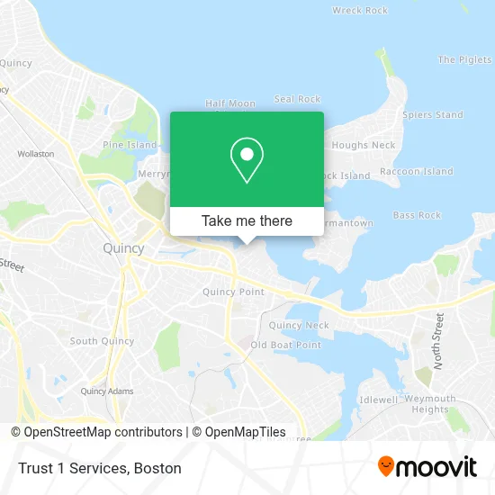 Trust 1 Services map