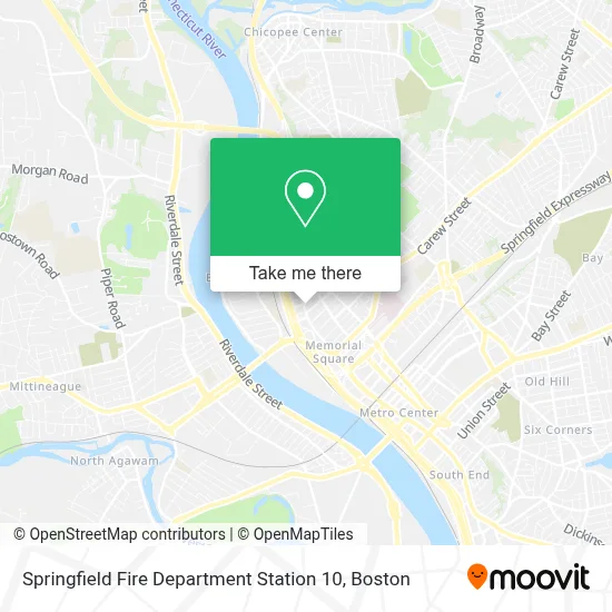 Springfield Fire Department Station 10 map