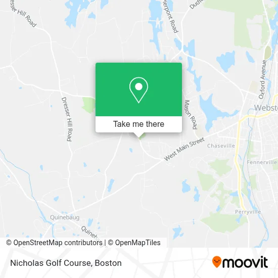 Nicholas Golf Course map