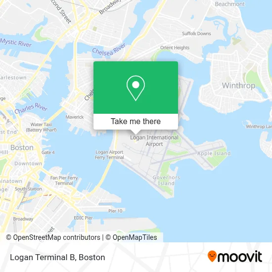 Logan Terminal B map