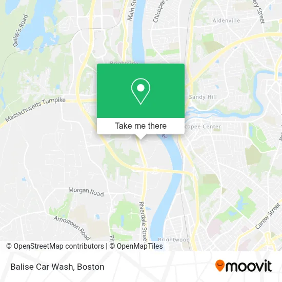 Balise Car Wash map