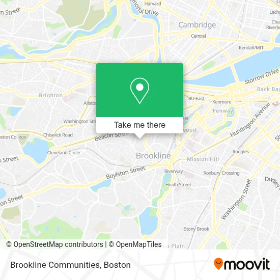 Brookline Communities map