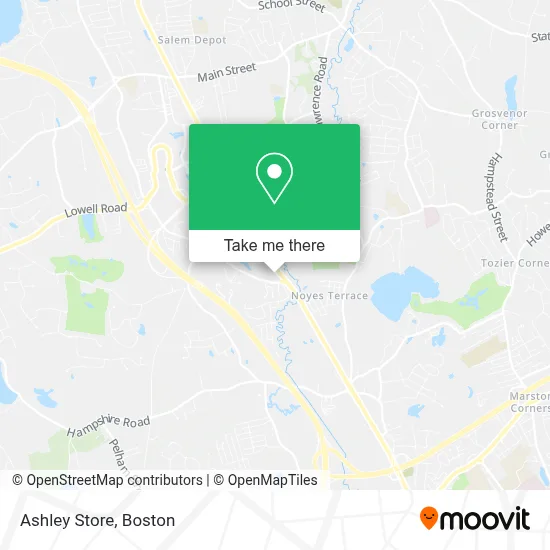 Ashley Store map