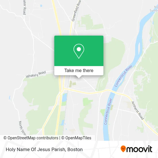 Holy Name Of Jesus Parish map