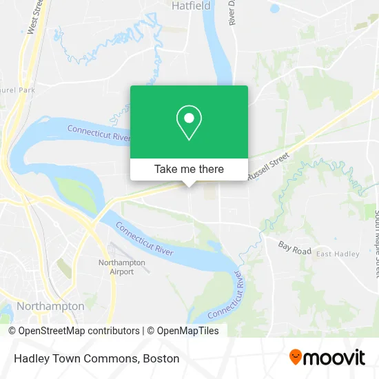 Hadley Town Commons map