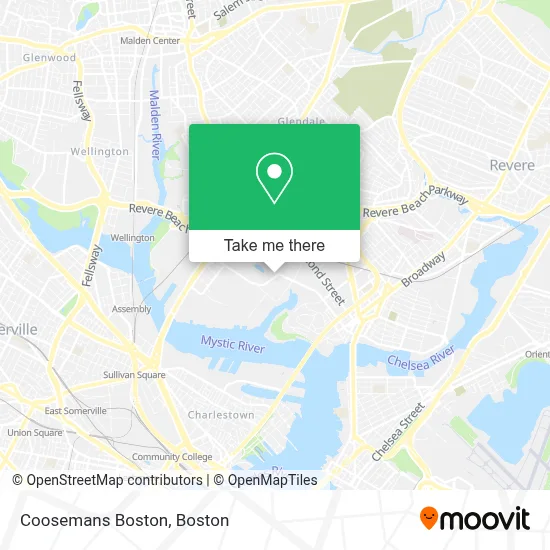 Coosemans Boston map