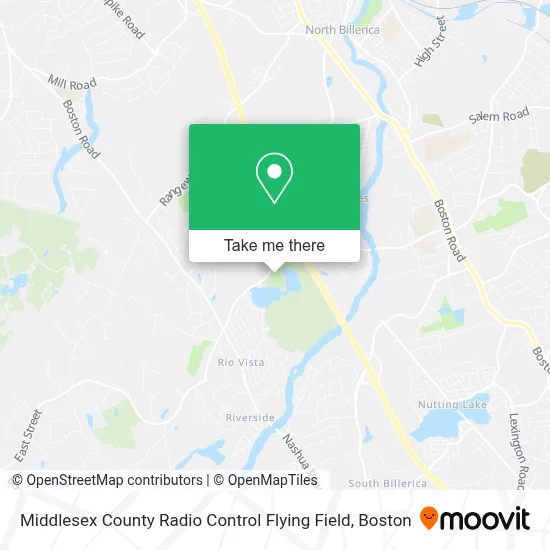 Middlesex County Radio Control Flying Field map