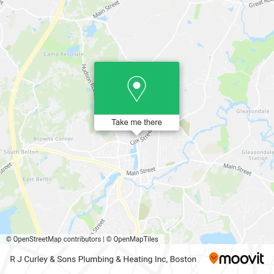 R J Curley & Sons Plumbing & Heating Inc map