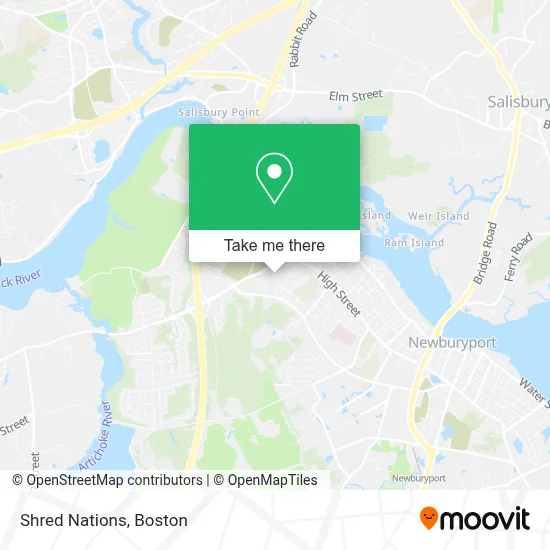 Shred Nations map