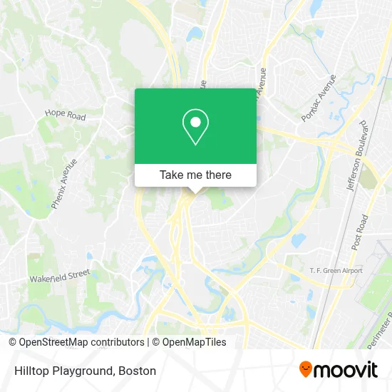 Hilltop Playground map