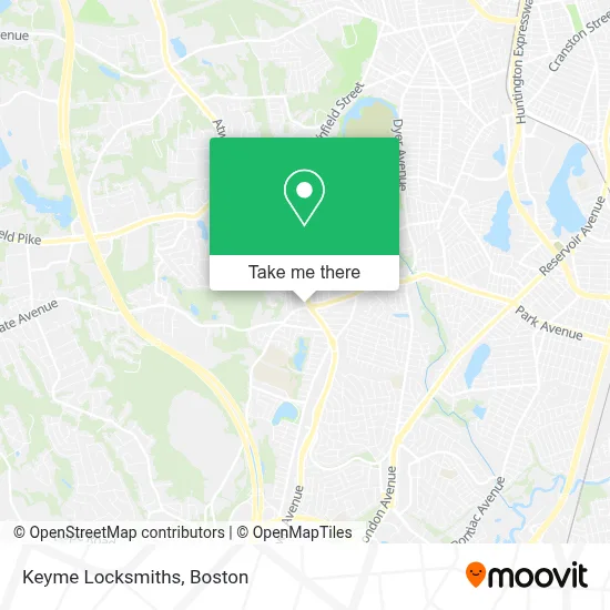 Keyme Locksmiths map