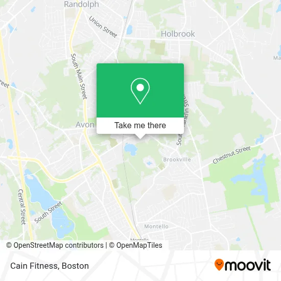 Cain Fitness map