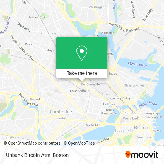 Unbank Bitcoin Atm map