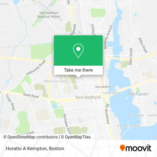 Horatio A Kempton map