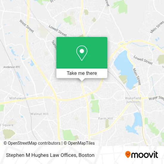 Stephen M Hughes Law Offices map