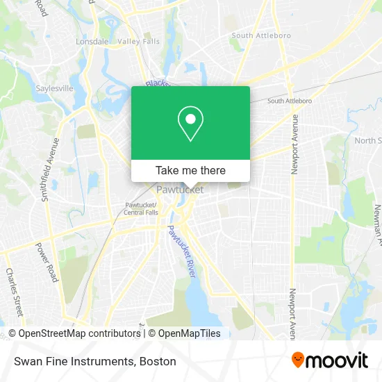 Swan Fine Instruments map