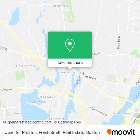Jennifer Preston, Frank Smith Real Estate map