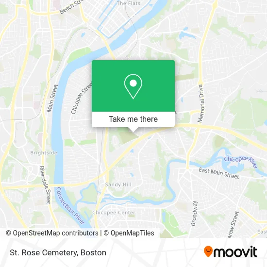 St. Rose Cemetery map