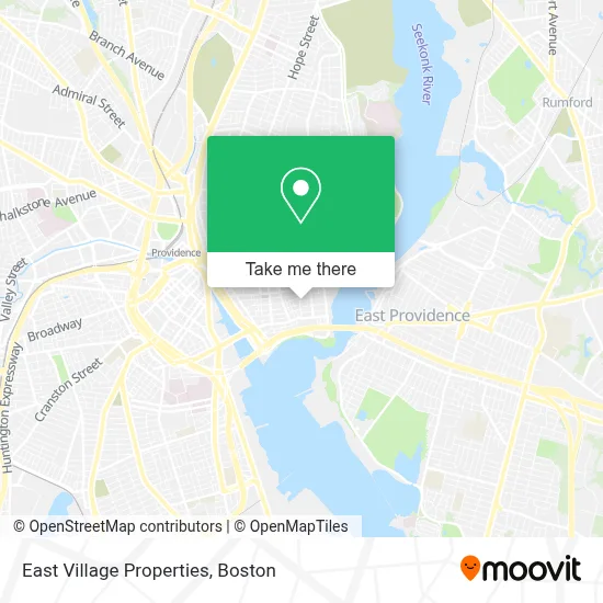 East Village Properties map