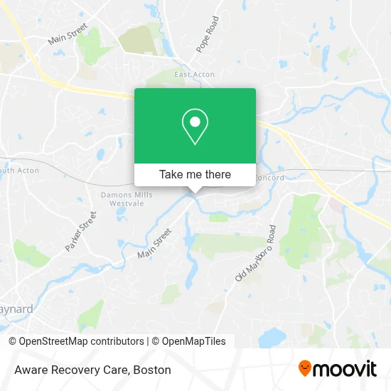 Aware Recovery Care map