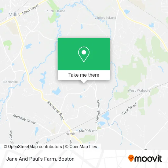 Jane And Paul's Farm map