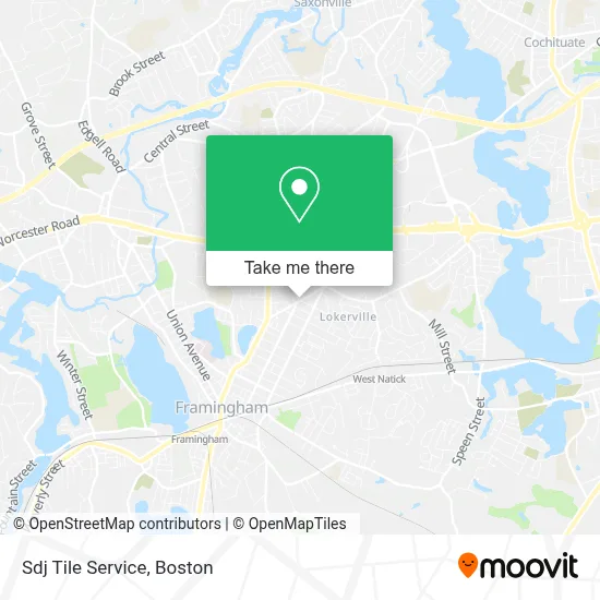 Sdj Tile Service map