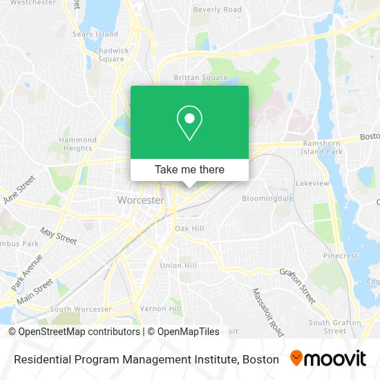 Residential Program Management Institute map