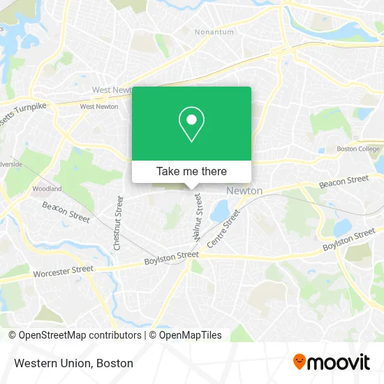 Western Union map