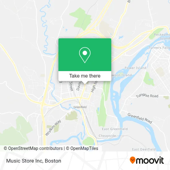 Music Store Inc map