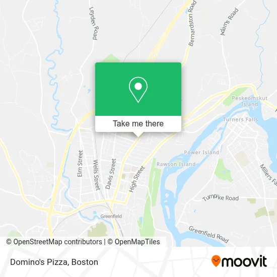 Domino's Pizza map