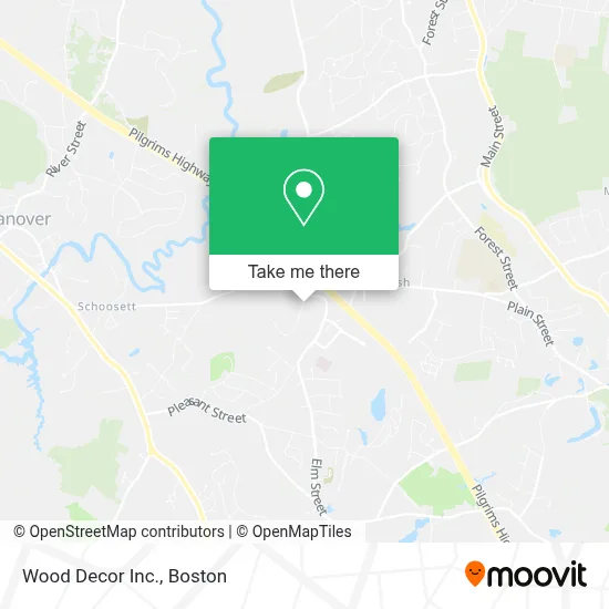 Wood Decor Inc. map