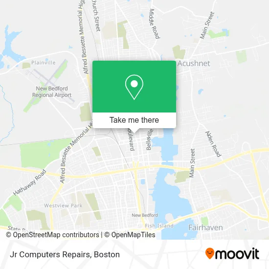 Jr Computers Repairs map