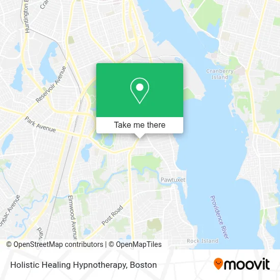Holistic Healing Hypnotherapy map