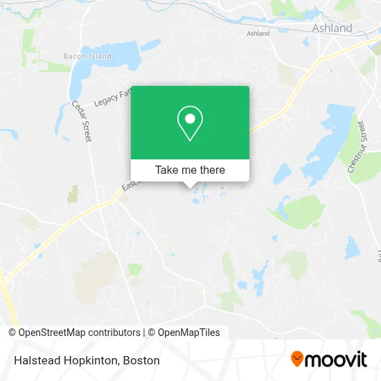 Halstead Hopkinton map