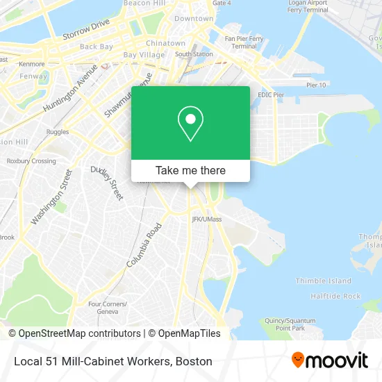 Local 51 Mill-Cabinet Workers map