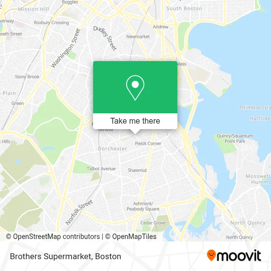 Brothers Supermarket map
