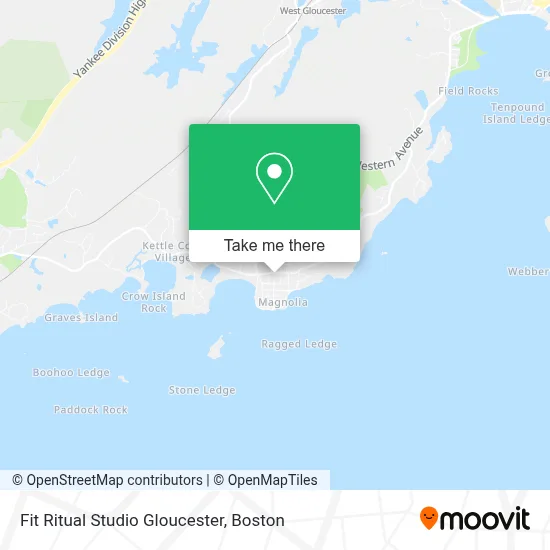 Fit Ritual Studio Gloucester map