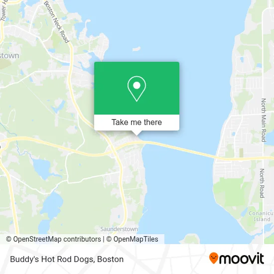 Buddy's Hot Rod Dogs map