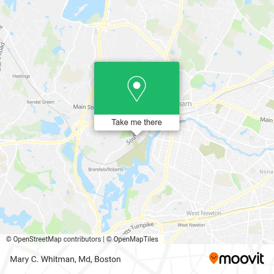 Mary C. Whitman, Md map