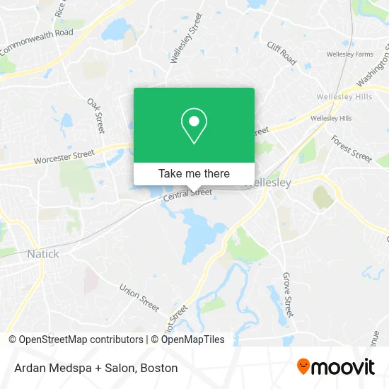 Ardan Medspa + Salon map