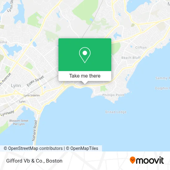 Gifford Vb & Co. map