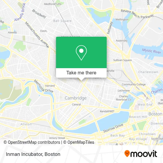Inman Incubator map