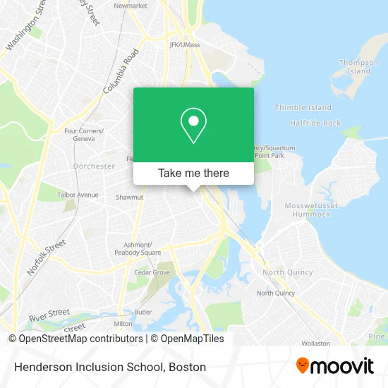Henderson Inclusion School map