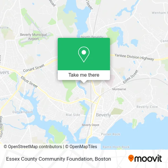 Essex County Community Foundation map
