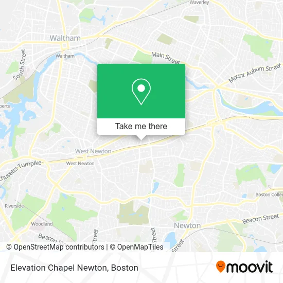 Elevation Chapel Newton map