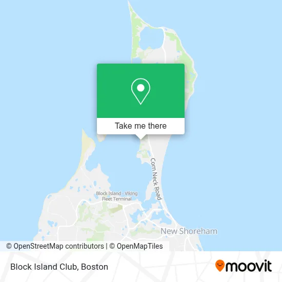 Block Island Club map