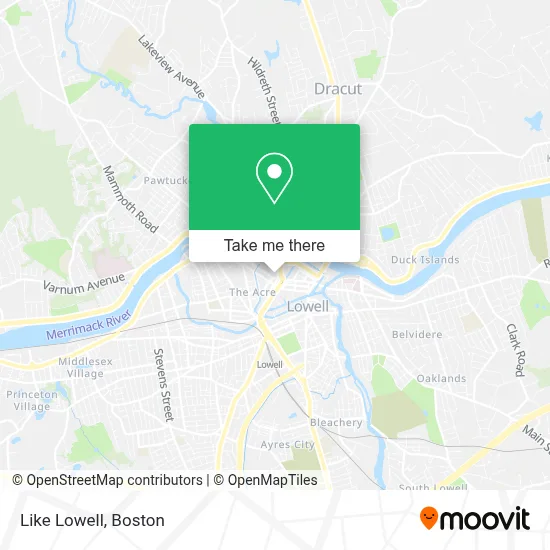 Like Lowell map