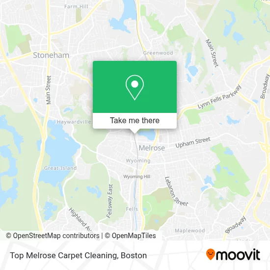 Top Melrose Carpet Cleaning map