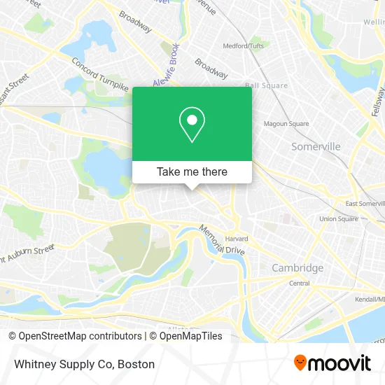 Whitney Supply Co map